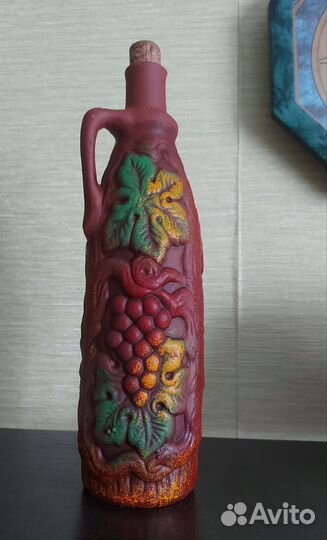 Бутылка керамическая