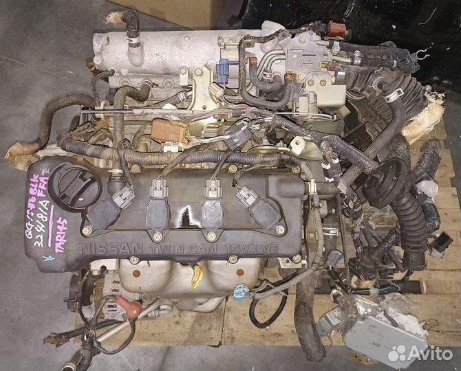 Двигатель на nissan QG15DE мех дросель