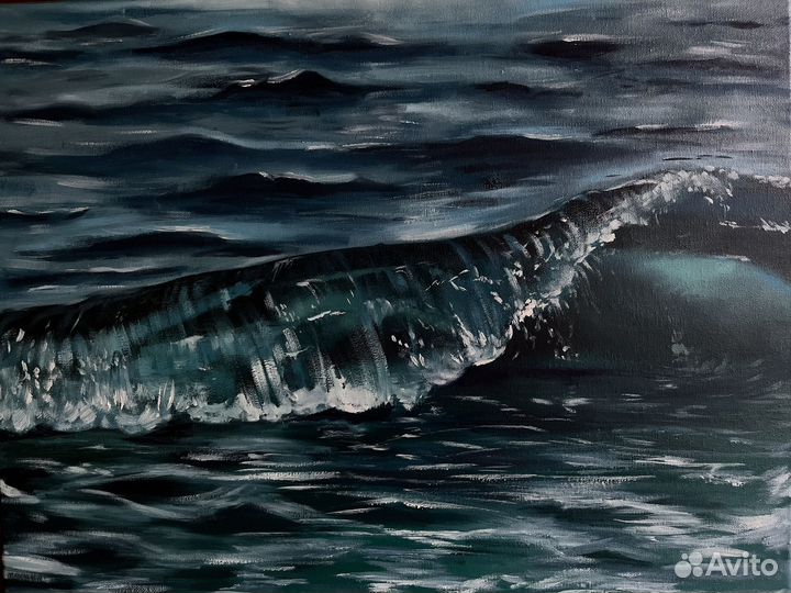 Картина маслом на холсте Ocean