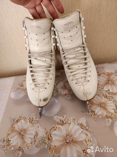 Коньки фигурные edea overture, р-р 25,5