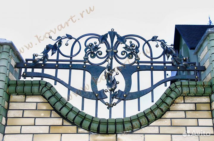 Секционный кованый забор. арт: E924