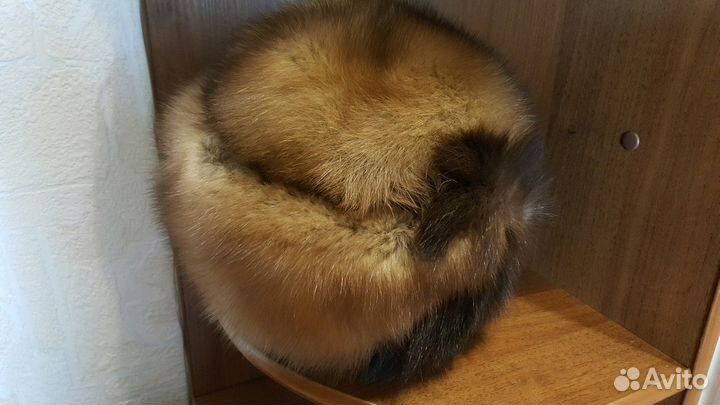 Шапка соболь