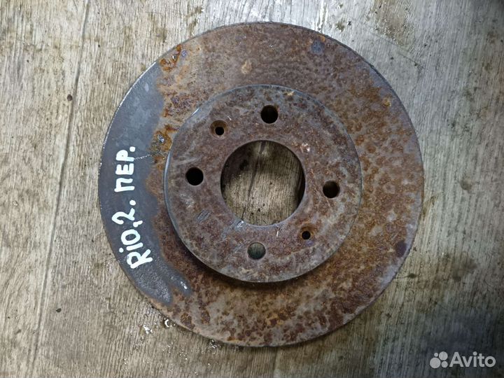 Диск тормозной передний Kia Rio 2