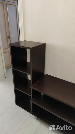 Комплект Тумба под телевизор и вертикальная полка