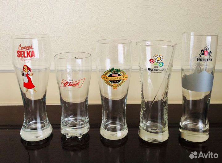 Пивные бокалы и кружка