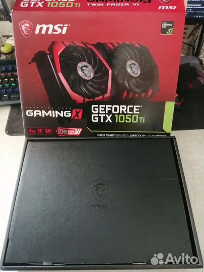 Видеокарта MSI GTX 1050ti