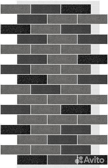 Гибкий кирпич, декоративное покрытие амк, цвет 241