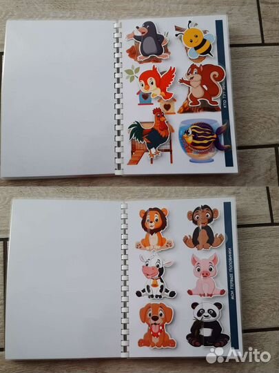 Книга на липучках