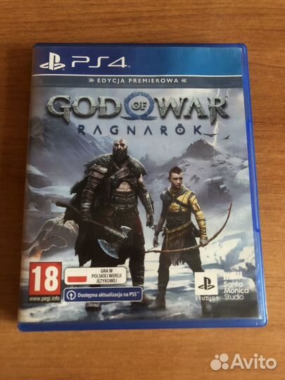 God of war ragnarok ps4 диск
