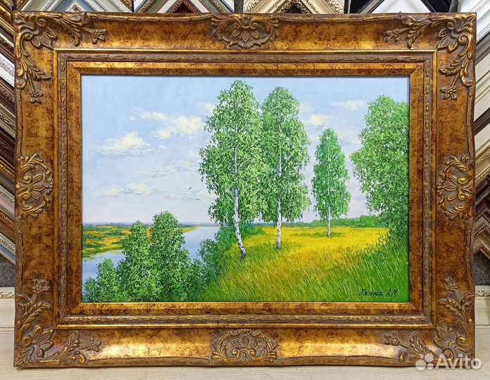 Картина масло А. Метелев