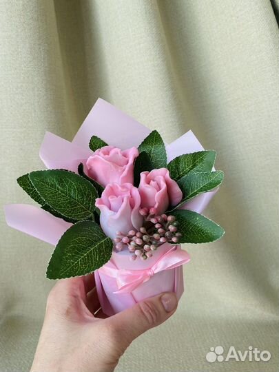 Букет из мыла