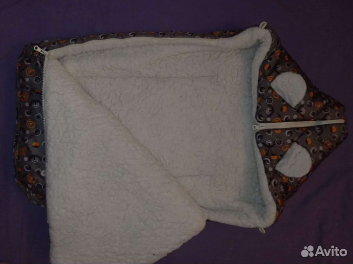 Зимний конверт в коляску