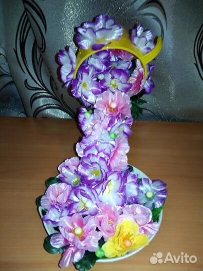 Подарок к 8 марта. Поделка в школу. Парящая чаша