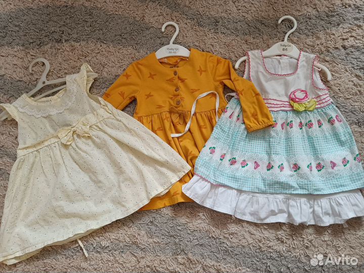 Платье для девочки 80-86