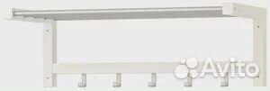 Вешалка белая и черная новая IKEA чусиг