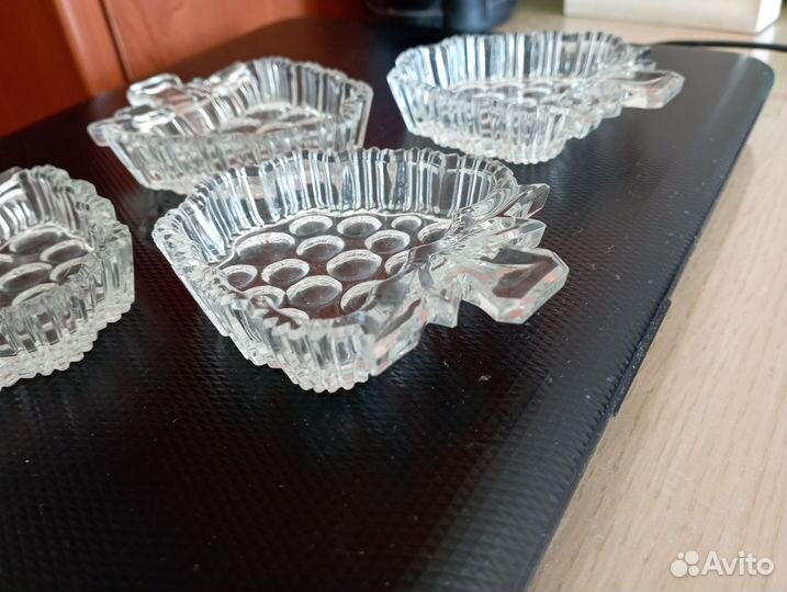 Вазы розетки хрустальные салатники СССР