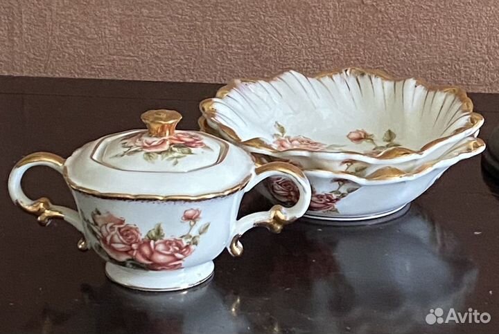 Тарелка для торта с лопаткой. Новая