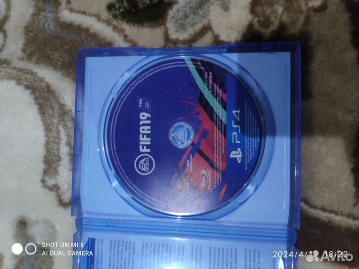 Диск на ps4 фифа19