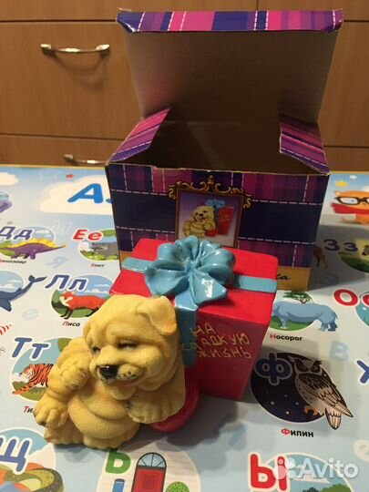 Фигурка собачка копилка