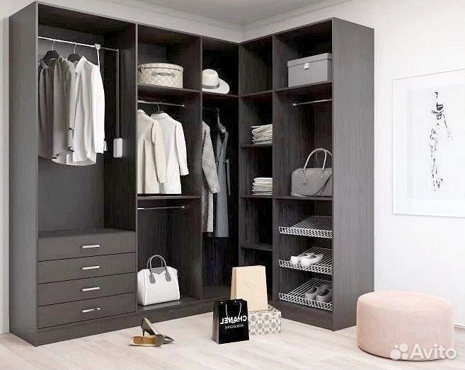 Гардеробная система хранения под ключ