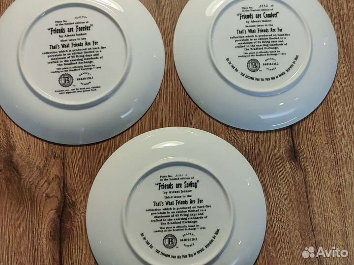 Фарфоровые тарелки ручной работы Великобритания