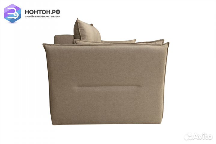 Диван еврокнижка Бруклин 3-х местный темно-бежевый