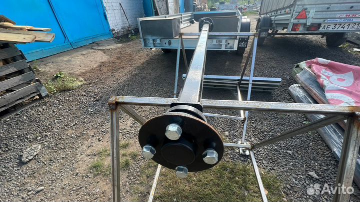 Ось для прицепа рессорная 750 кг мзса 817700.002