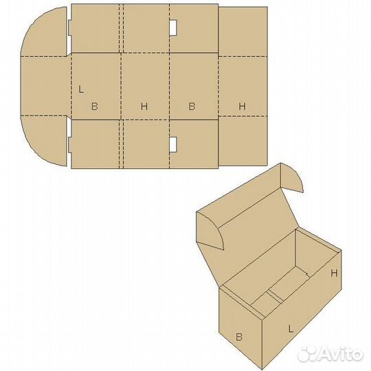Самосборные коробки, собственное производство