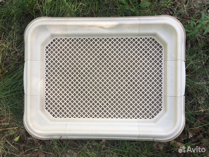 Туалет-лоток для собак, рамка с сеткой, 49х37х5 см