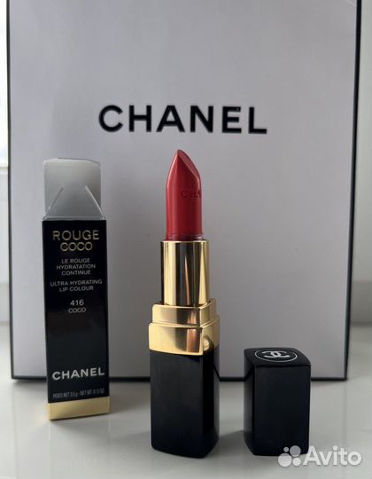 Chanel rouge coco Увлажняющая Губная помада № 416