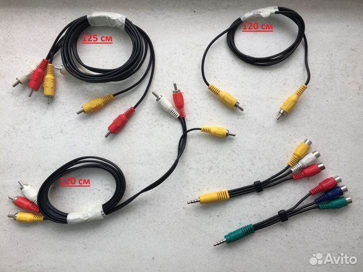 RCA кабели переходники