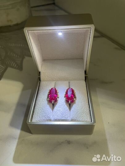 Серьги золотые