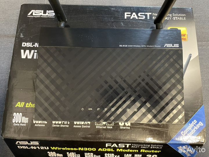 Wi-Fi роутер asus DSL-N12U