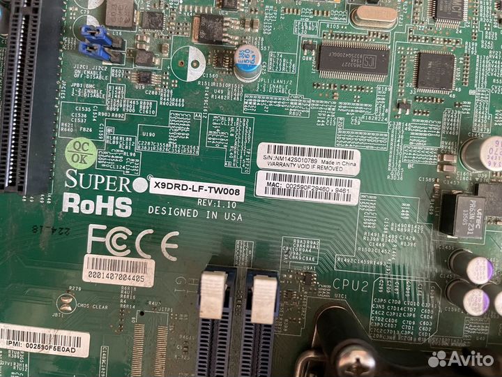 Supermicro x9DRD-LF LGA 2011 2CPU