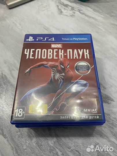 Игра для playstation ps4 человек паук
