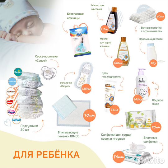 Черная сумка в роддом + 32 предмета. VIP