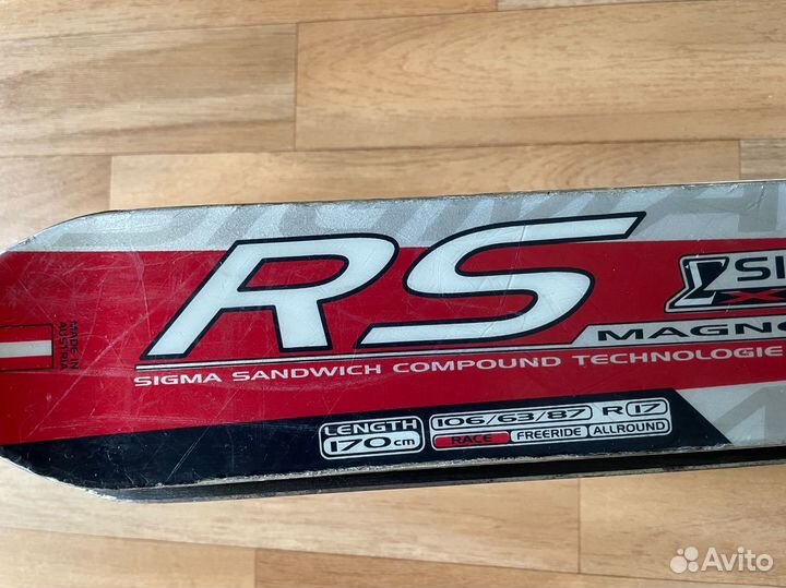 Горные лыжи с ботинками