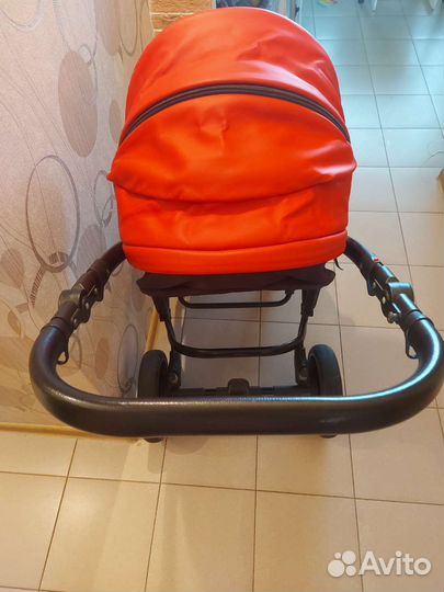 Коляска 2 в 1 эко кожа