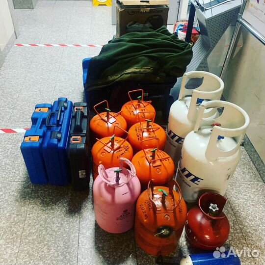 Ремонт чиллеров. Сбор и заправка фреона