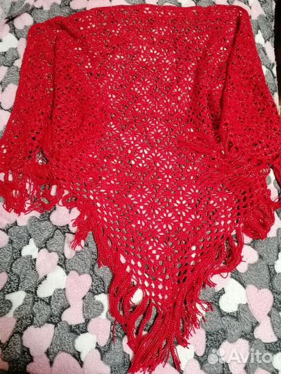 Шаль вязаная
