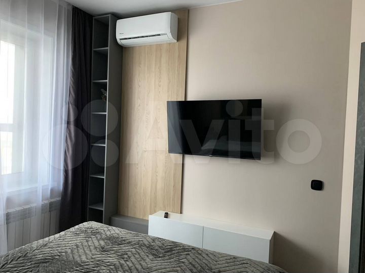 1-к. квартира, 40 м², 2 кровати