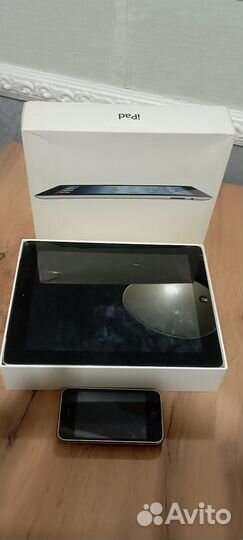 Планшет apple iPad Wi-Fi 4G 64GB Black+iPhone32GB