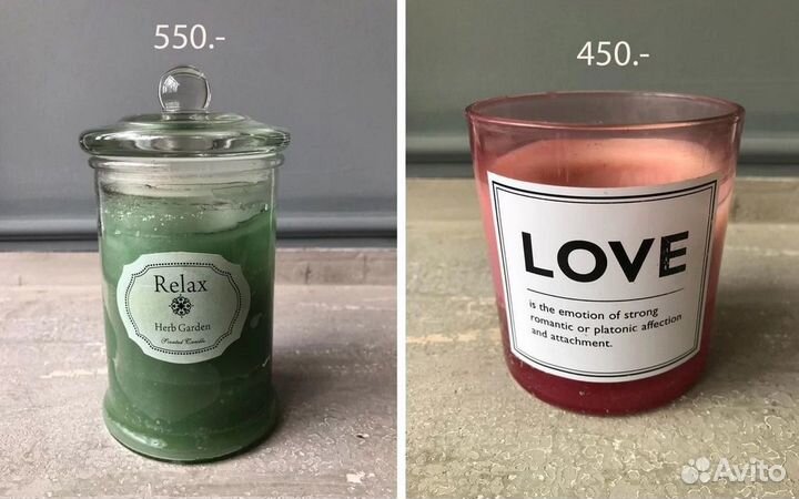 Стильные свечи лофт, сканди, винтаж, ретро