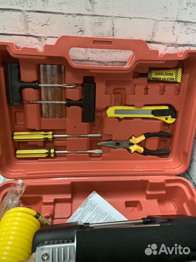 Компресор двухпоршневой в кейсе (набор)