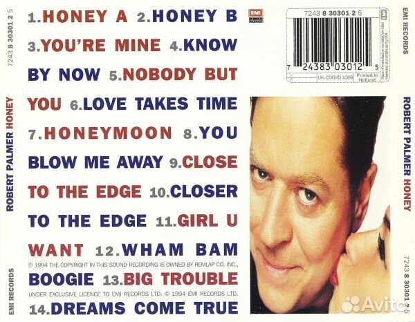 Robert Palmer: Honey (1 CD)