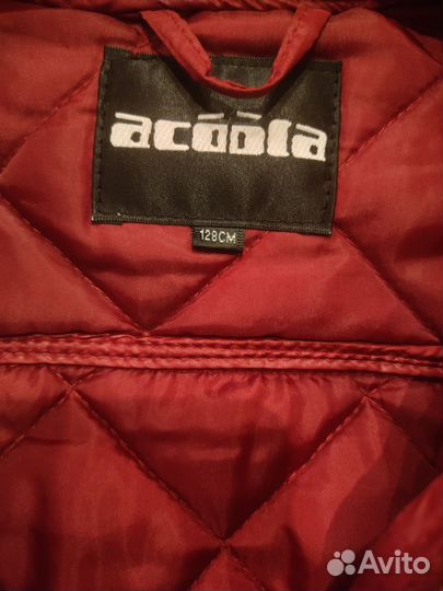 Демисезонное пальто для девочки acoola размер 128