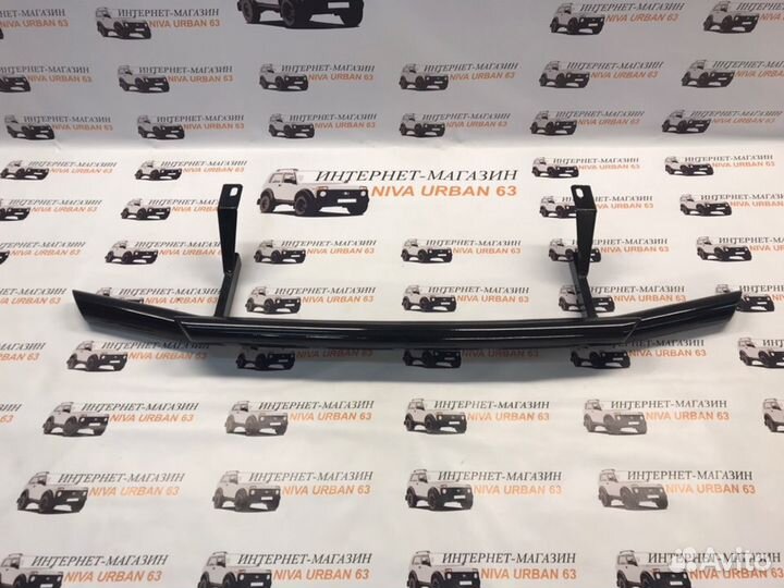 Труба защитная двойная под передний бампер Урбан