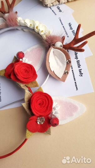 Ободок с ушками