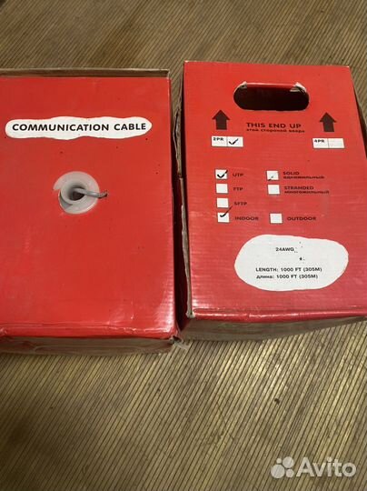 Кабель витая пара utp 5e медь