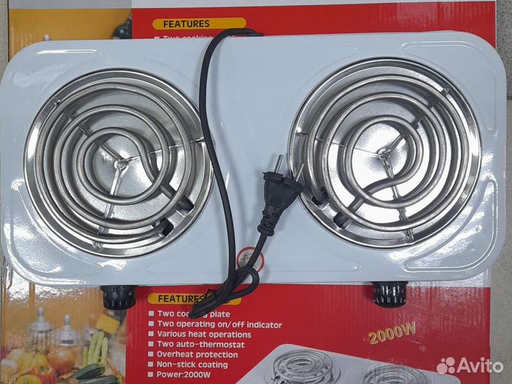 Плитка электрическая настольная 2-х комфорочная